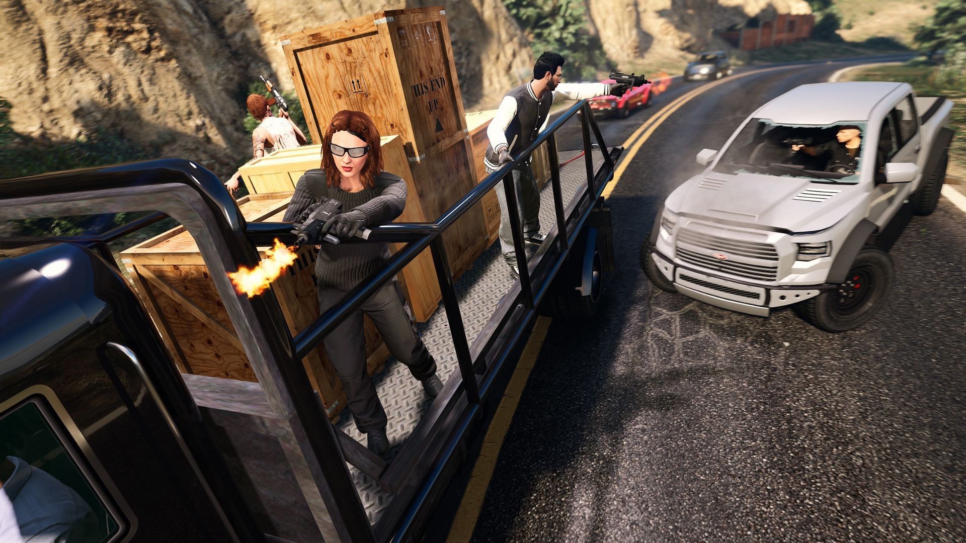 A promotional picture used in the GTA Online Summer Update 2025 DLC newswire (Image via Rockstar Games)